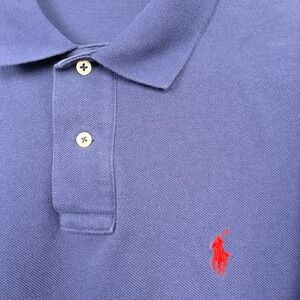 Polo Ralph Lauren Long Sleeve Polo Large Navy Blue